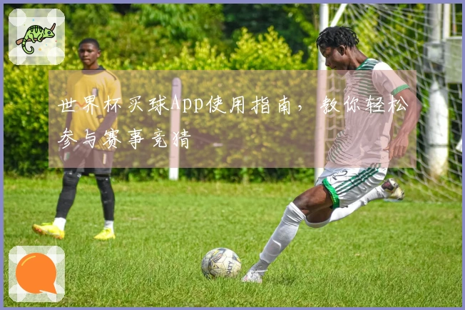 世界杯买球App使用指南，教你轻松参与赛事竞猜